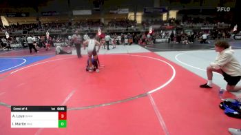 109 lbs Consi Of 4 - Abram Loya, Dumas WC vs Isaiah Martin, Pikes Peak Warriors