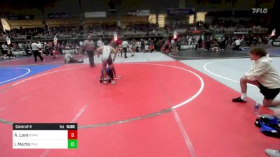 109 lbs Consi Of 4 - Abram Loya, Dumas WC vs Isaiah Martin, Pikes Peak Warriors