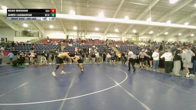 285 lbs Champ. Rd Of 16 - Noah Bingham, Davis vs Jared Luamanvae, West Jordan