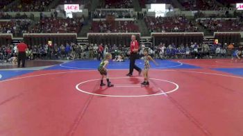 46 lbs 2nd Place Match - Kashius Richerson, Bearcats Wrestling Club Helena vs Flora Saddler, Helena Wrestling Club