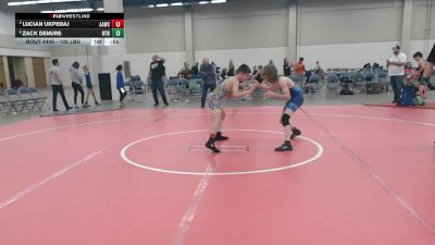 105 lbs 5th Place Match - Lucian Ukperaj, All American Wrestling Club vs Zack DeNure, Best Trained Wrestling
