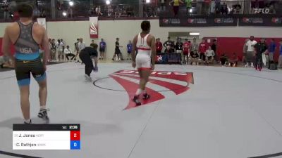 70 kg Consolation - Jaivon Jones, Northern Illinois RTC vs Caleb Rathjen, Hawkeye Wrestling Club