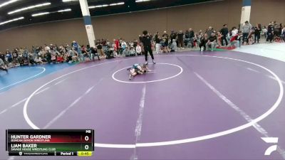 59 lbs Champ. Round 1 - Hunter Gardner, Duncan Demon Wrestling vs Liam Baker, Savage House Wrestling Club