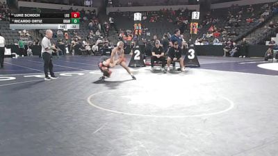 126 lbs Consi Of 8 #1 - Luke Schoch, Los Gatos (CC) vs Ricardo Ortiz, Brawley (SD)