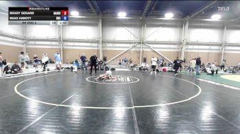 96 lbs Rr Rnd 6 - Brady Genard, Mat Assassins Red - MSE vs Beau Abbott, Roundtree Wrestling Academy 1 - MSE