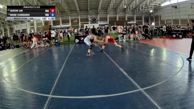126 lbs Cons. Round 6 - Jason Lin, California vs Rene Cordero, California