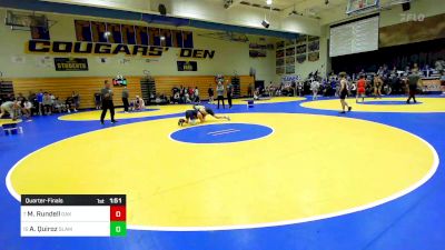 109 lbs Quarterfinal - Mj Rundell, Oak Park River Forest (IL) vs Antonio Quiroz, SLAM Academy (NV)