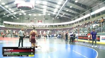 160 lbs Cons. Round 2 - Connor Justesen, Tottenville-PSAL vs Sir Temple, Auburn HS