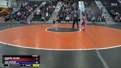 12U-1 lbs Round 1 - Cooper Jacobs, OSAGE vs Leo Paulus, Immortal Athletics WC