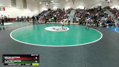 150 lbs Cons. Semi - Clayton Sawyer, Mountain View vs Nolan Aultman, Thunder Basin