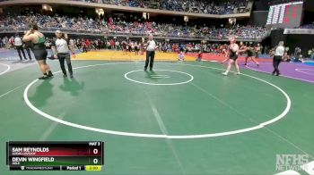 5A 285 lbs Quarterfinal - Devin Wingfield, Azle vs Sam Reynolds, Lucas Lovejoy