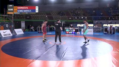 74 kg Nurkozha KAIPANOV, KAZ vs Franklin GOMEZ MATOS, PUR