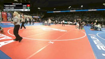 126 Class 1 lbs Cons. Round 2 - Evan Chrisco, Lafayette County vs Audy Clark, St. Mary`s South Side