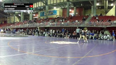 115 lbs Round 1 (6 Team) - Sophia Crumly, Bennington vs Lily Homant, Eaglecrest