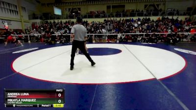 120 (122) Cons. Round 5 - Andrea Luna, Freedom vs Mikayla Marquez, Castro Valley