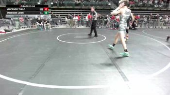 112 lbs Round Of 32 - Vincenzo Tullo, Bitetto Trained Wrestling vs Jameson Leon, F.l.o.w.