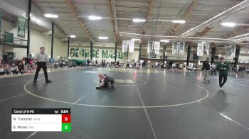 125 lbs Consi Of 8 #2 - Nick Treaster, Unaffiliated - COLLEGE vs Ben Monn, George Mason