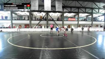 114-120 lbs Cons. Round 2 - Kyler Guercio, Lawrence County Knights vs Colton Drinkwine, Reed Custer