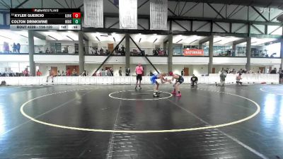 114-120 lbs Cons. Round 2 - Kyler Guercio, Lawrence County Knights vs Colton Drinkwine, Reed Custer