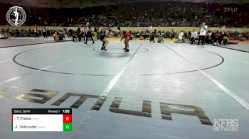 6A - 125 lbs Cons. Semi - Teyanna Fields, LAWTON vs Jordyn Todhunter, BROKEN ARROW