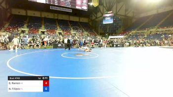 113 lbs Rnd Of 64 - Santana Ramon, Michigan vs Nikos Filipos, Pennsylvania