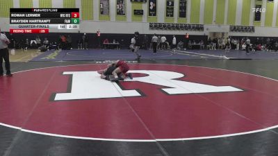 141 lbs Quarterfinal - Roman Lermer, New York City Regional Training Center vs Brayden Hartranft, Franklin & Marshall