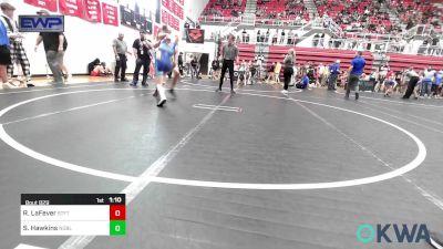 132 lbs Semifinal - Rooney LaFever, Standfast vs Steven (Stevie) Hawkins, Noble Takedown Club