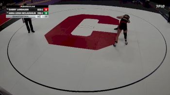 Quarterfinal - Gabby Landauer, Boone Central Girls vs Anna Leigh McLaughlin, Fort Calhoun Girls