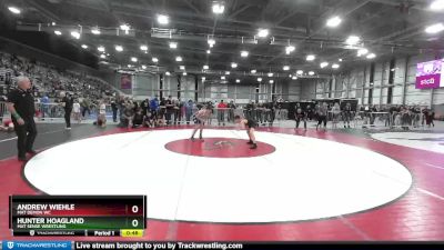 84 lbs Cons. Semi - Andrew Wiehle, Mat Demon WC vs Hunter Hoagland, Mat Sense Wrestling