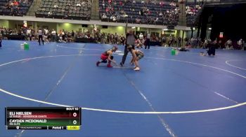 75 lbs Cons. Round 3 - Eli Nielsen, Le Sueur - Henderson Giants vs Cayden McDonald, MN Elite