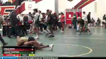 113 lbs 5th Place Match - Syrus Singh, Laguna Hills vs Johnny Martinez, Jurupa Valley
