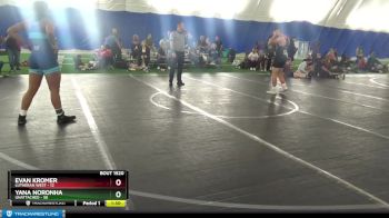 160 lbs Round 2 - Evan Kromer, Lutheran West vs Yana Noronha, Unattached