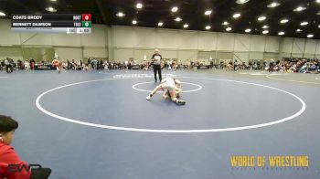 80 lbs Semifinal - Coats Brody, Northern Colorado 12U vs Bennett Dawson, Tulsa Elite 12U 1