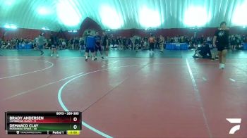 260-285 lbs Round 3 - Brady Andersen, Cambridge-Isanti vs Demarco Clay, Moorhead SPUDS