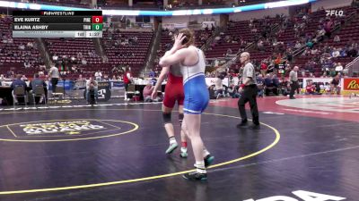 148 lbs Quarterfinal - Eve Kurtz, Pine Grove-G vs Elaina Ashby, Trinity-G