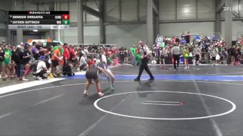 105 lbs Champ. Round 1 - Jayden Gittrich, Wichita Blue Knights vs Genesis Orrantia, Garden City Wrestling Club