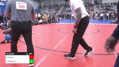 145 lbs Semifinal - Daishun Powe, AL vs Jaydon Robinson, IL