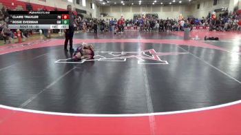60 lbs Quarterfinal - Rosie Everman, Immortal Athletics WC vs Claire Traxler, Pinnacle Wrestling