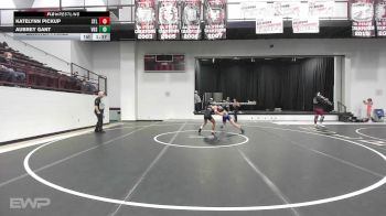 110-115 lbs Quarterfinal - Katelynn Pickup, Stilwell vs Aubrey Gant, Vian