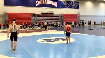 125 lbs Quarterfinal - Elliot Rivera, Shenandoah University vs Anthony Swink, Apprentice School