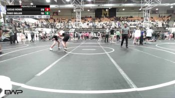 130-140 lbs Rr Rnd 3 - Lucas Howe, Coweta Tiger Wrestling vs Theo Gelles, Perry Wrestling Academy