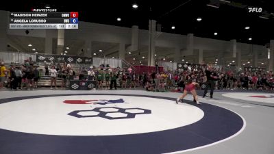 Senior Women Freestyle FS - 50 lbs Cons. Round 1 - Madison Heinzer, Colorado Mesa Wrestling Club vs Angela LoRusso, Bulldog Wrestling Club