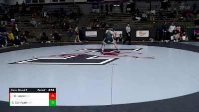 125 lbs Cons. Round 2 - Colby Lopez, Upper Iowa vs Shane Corrigan, UW-Parkside