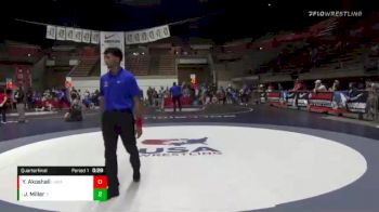 108 lbs Quarterfinal - James Miller, Central Catholic Wrestling Club vs Yanar Akoshali, Los Angeles Wrestling Academy