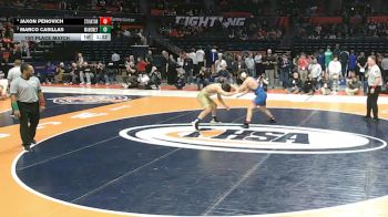 2A 190 lbs 1st Place Match - Jaxon Penovich, Arlington Heights (St. Viator) vs Marco Casillas, Mahomet (M.-Seymour)