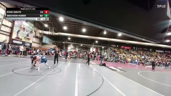 Matpac 174 lbs Round 1 - Braydon Huber, Matpac vs Evan Juelfs, Sturgis