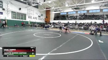 120 lbs Semifinal - Isaac Torres, St. John Bosco vs Quentin Barros Santiago, North Torrance