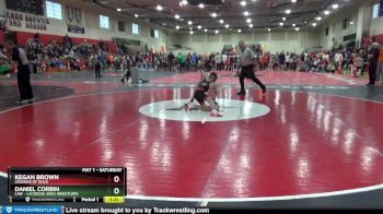 85 lbs Cons. Semi - Daniel Corbin, LAW - Lacrosse Area Wrestlers vs Kegan Brown, Legends Of Gold