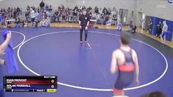 106 lbs Cons. Semi - Evan Provost, COWA vs Nolan Marshall, Viper