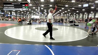 132 lbs Rr Rnd 3 - Bo Dominguez, TNWA Gold vs Chris Johnson, Team RJN Green